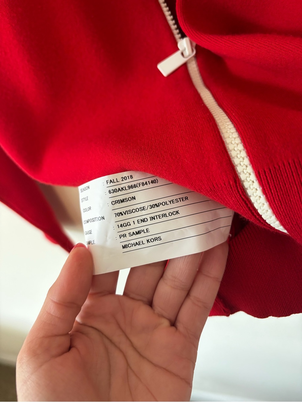 Michael Kors Collection Track Zip-up - Picture 8 of 9